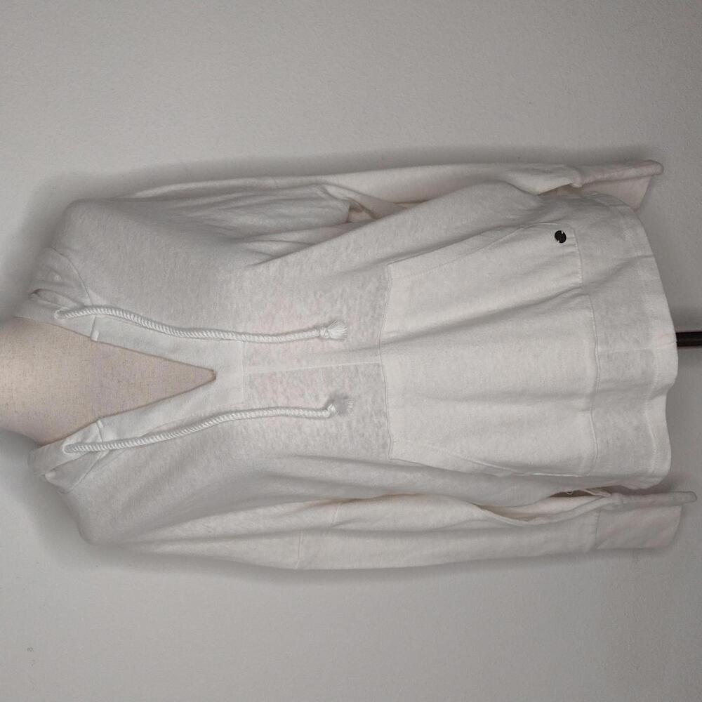 NWT Roxy Women's White/Paddle Out, Kangaroo Pocket Hoodie Size XS